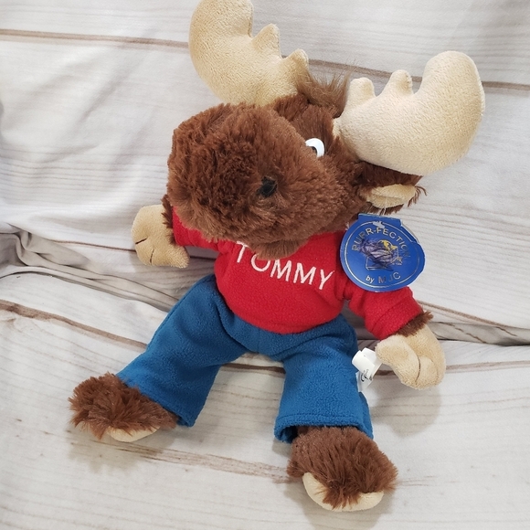 Moose International Tommy Moose Plush Stuffed Toy Vintage 12 Inch 1988 - Picture 14 of 14